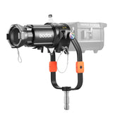 GODOX KNOWLED BP36K Projection attachment mounted to a KNOWLED M1000R Cine Light