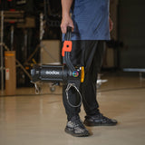 GODOX KNOWLED BP36K Projection attachment being carried by a member of the film crew