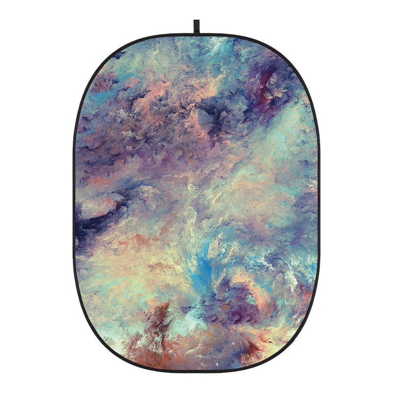 CBA-PA0011 2x1.5m Abstract Painting Collapsible Backdrop