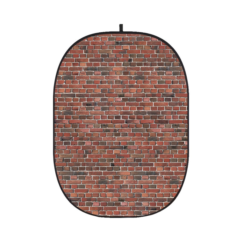 GODOX CBA-WB0006 Collapsible Backdrop BRICK WALL 2x1.5m (CBA-WB0006)