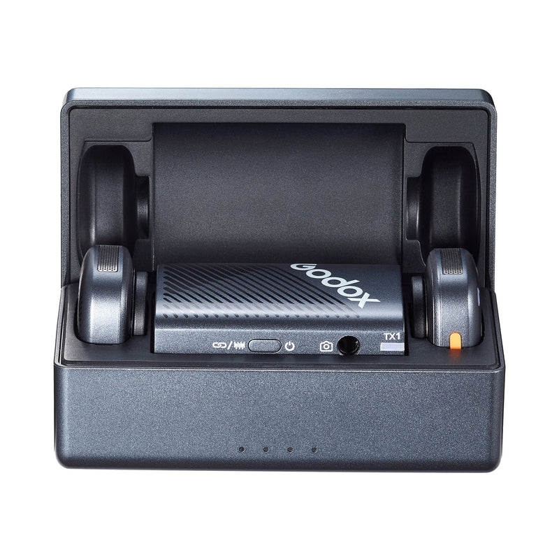 Godox CUBE-C Wireless Microphone Kit 2 Transmitters and Receivers in the Charging Case