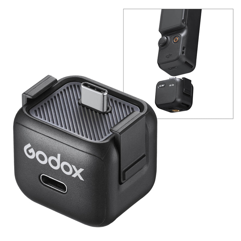 CUBE-OP3 RX 2.4GHz Wireless Microphone Receiver for DJI Osmo Pocket 3