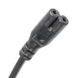 Clces up of the IEC C7 Figure-8 power connector