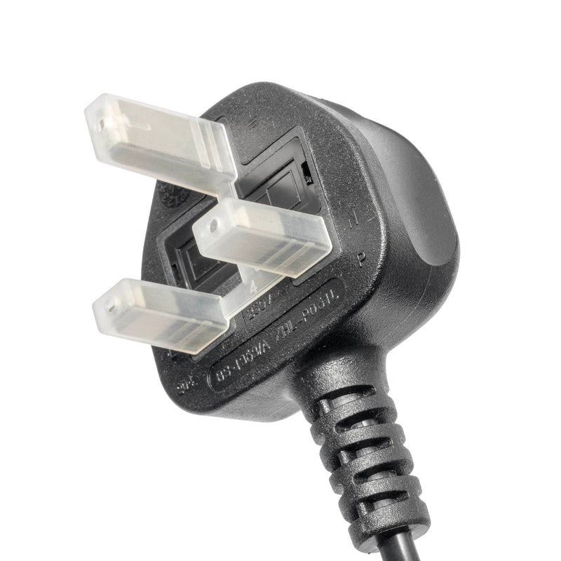 Close up of the UK Type-G Mains Power Plug