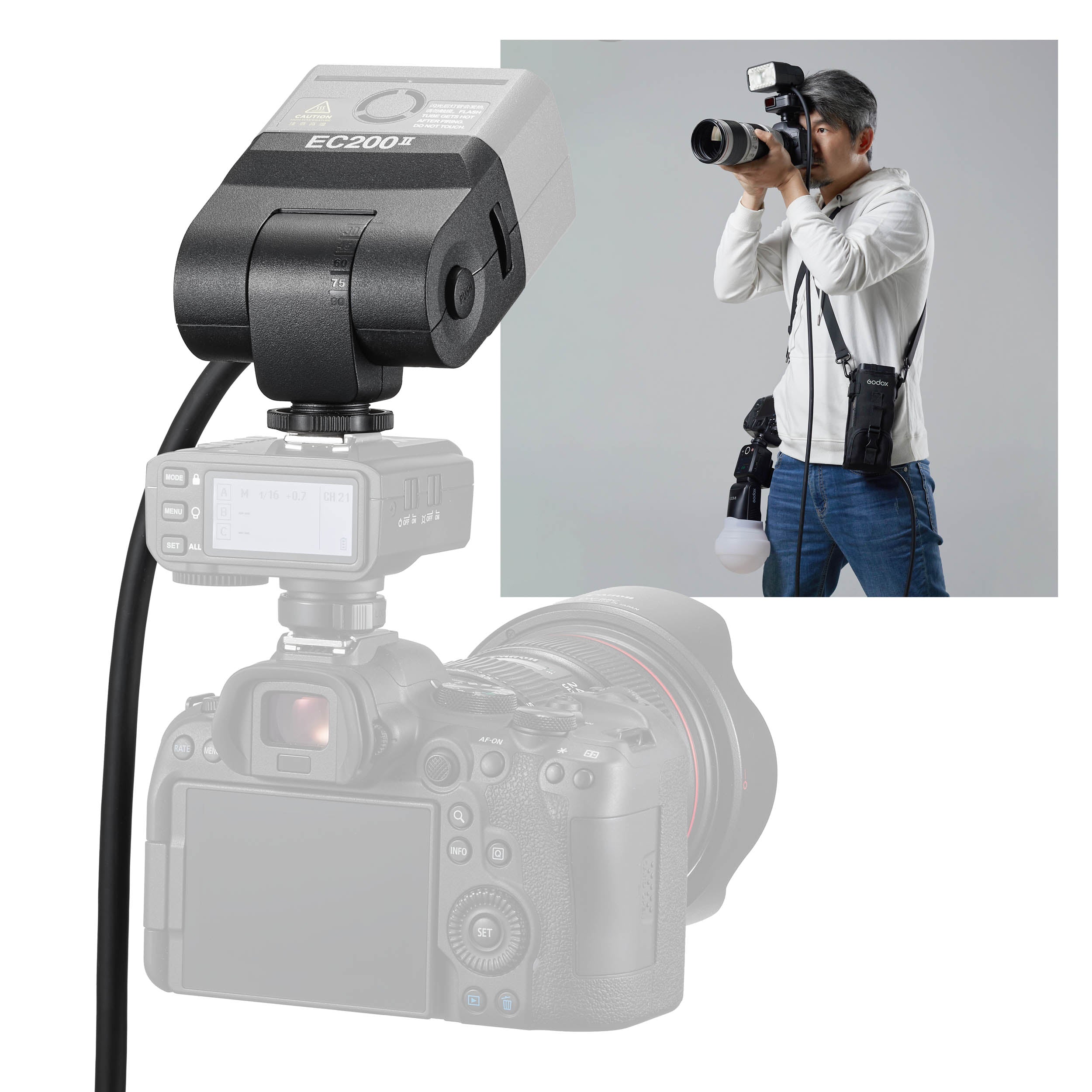 Godox EC200II Extension Flash Head 