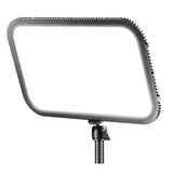 Godox ES45 LED light panel mounted on a black stand, shown against a solid white background.