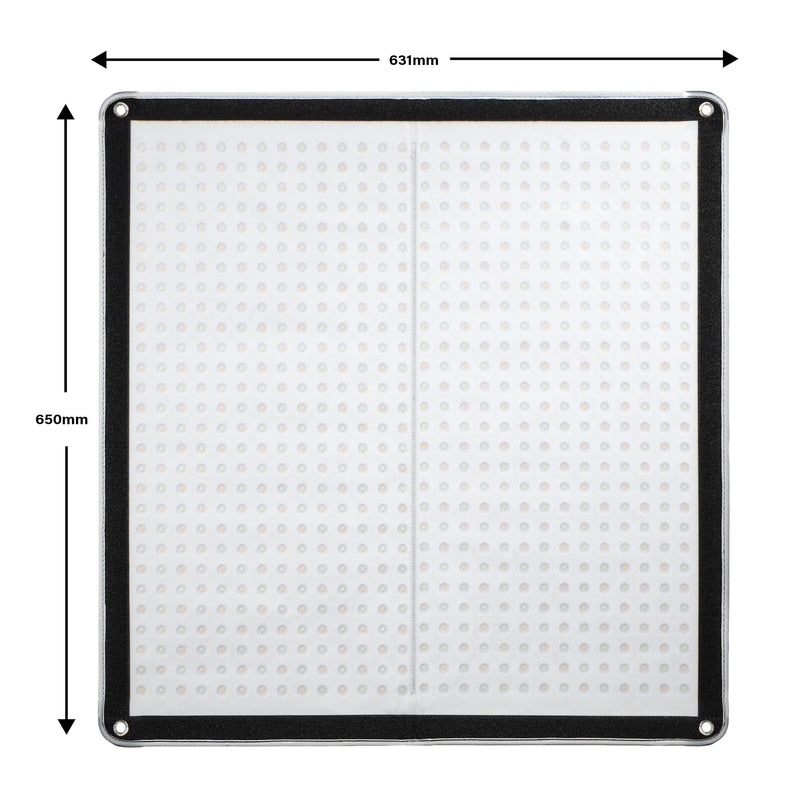 Godox Knowled F200Bi Foldable Panel Light  With Measurements
