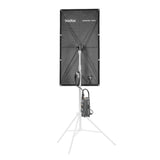 Godox Knowled F400Bi on a Stand Back View (Stand not Included)