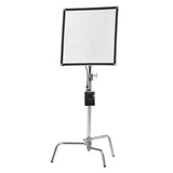 GODOX FL200R Flexible RGB LED Light Mat Panel Mounted to a C-Stand