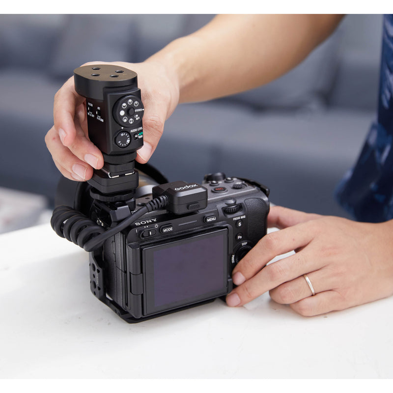 Mounting a microphone to the Godox GAC-IC13 Hotshoe Extension Cable
