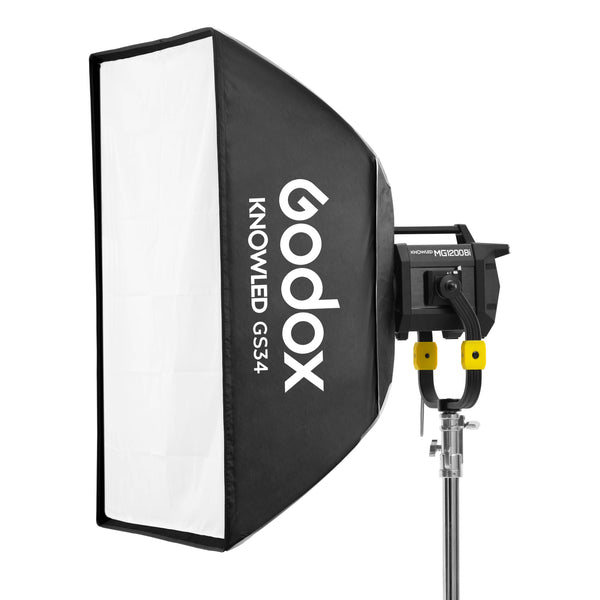 Godox GS34 3x4ft G-Mount Softbox on a KNOWLED MG1200Bi (Not Inlcuded)