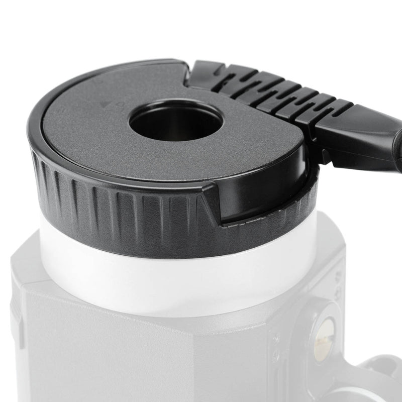 A Close up Godox H400P Extension Head Socket