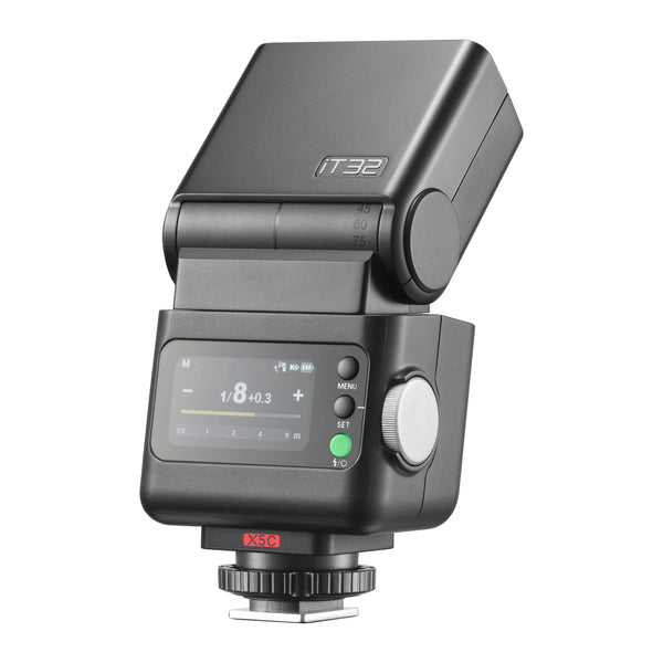 iFlash iT32 Modular TTL Camera Flash with X5 Interchangeable Hot Shoe/Trigger Bundle