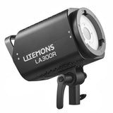 Godox Litemons LA300R Black RGB LED Studio Light Right Side View (No Reflector)