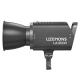 Godox Litemons LA300R Black RGB LED Studio Light Left Side View