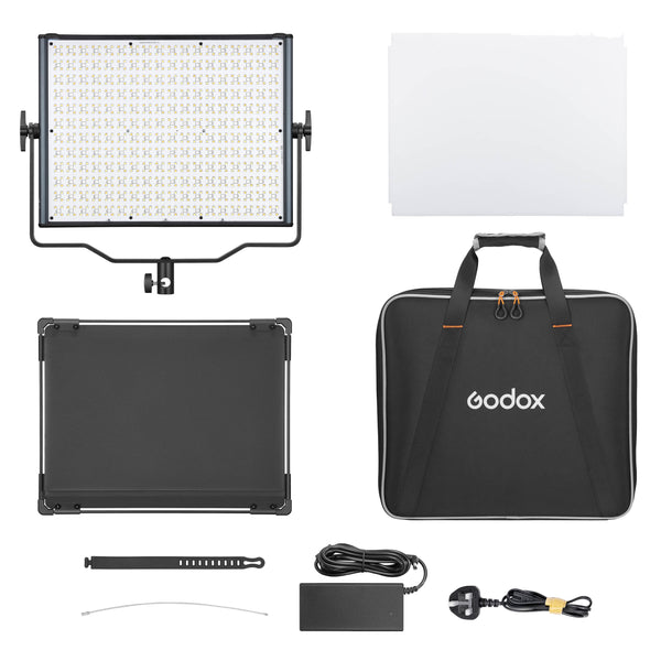 GODOX LDX100R RGBWW Panel Light With BD-100 Barndoor