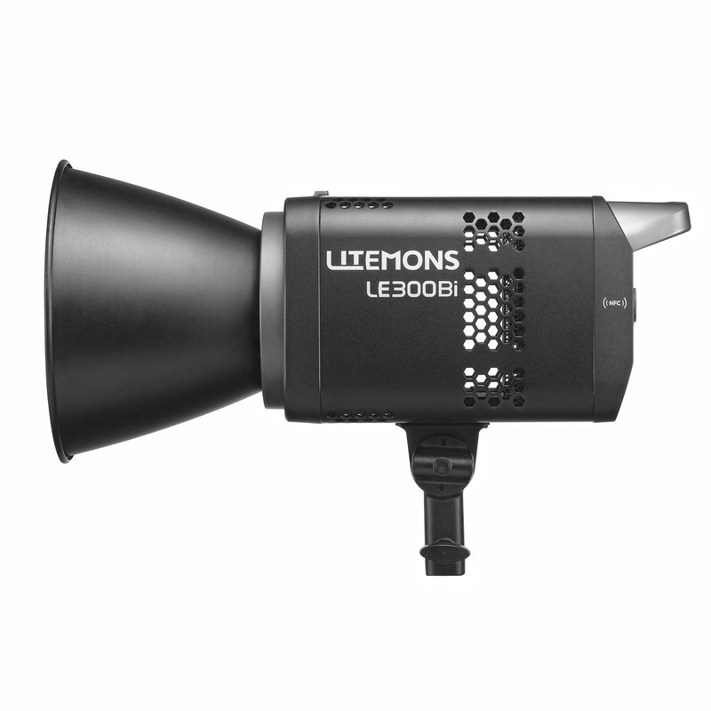 Godox Litemons LA300Bi Mains-Powered COB LED Studio Light Left Side View