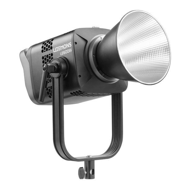 LITEMONS LE600Bi Variable Colour Temperature Bi-Colour COB LED Studio Light (BLACK)