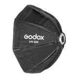 GODOX  LM-S25 Octagonal Softbox For The LUX Master Retro Flash (Three-Quarter Back View)