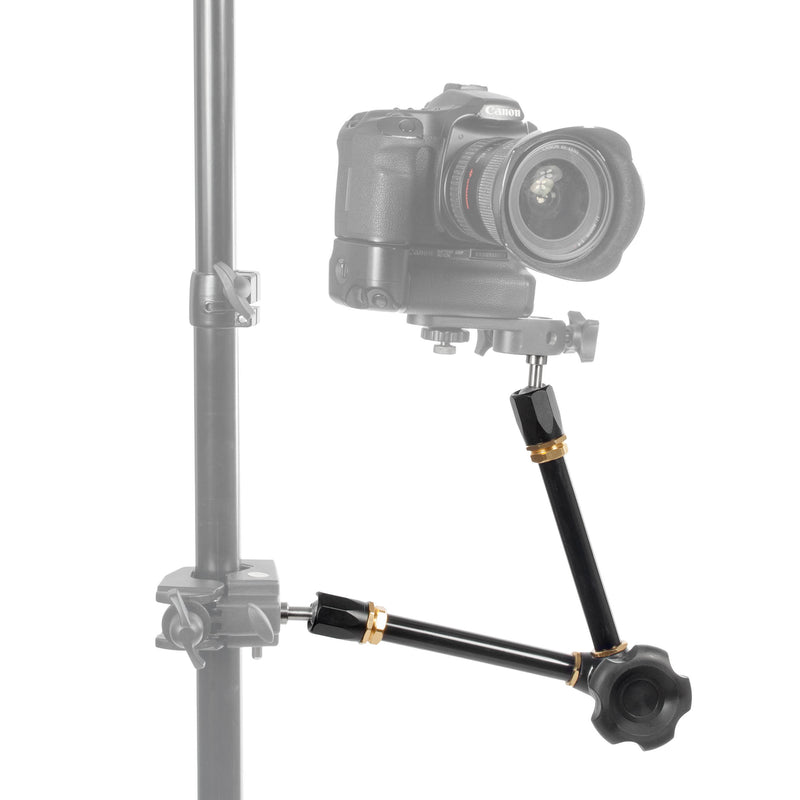 GODOX LSA-04 Heavy-Duty Articulated Magic Arm being used to hold up a camera