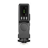 Godox Lux Junior II flash in its vertical position shown on a clean white background (Back View)