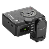 Godox Lux Junior II flash shown on a clean white background (Three-Quarter Back View)