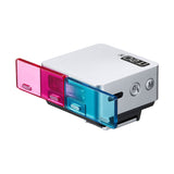 Cyan and Magenta Gel Filters from the Godox MA01 Magnetic Modifier Kit