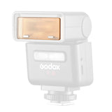Godox iT32 with CTO Correction Gel Attached