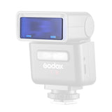 Godox iT32 with Blue Creative Gel Attached