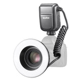 Godox MF-R76C TTL Macro ring Flash on a camera