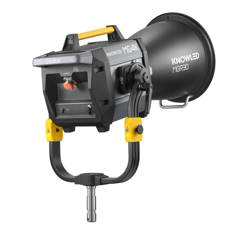 Godox MG4K Bi-colour COB LED Cine light with MGR30 30-Degree Reflector (Back View)