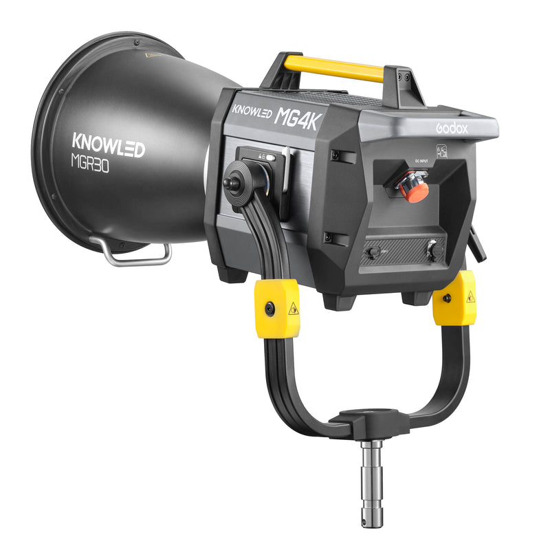 Godox MG4K Bi-colour COB LED Cine light with MGR30 30-Degree Reflector (Back View)