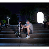 GODOX MLCS1625 Silicone Soft Tent being used ti iluminate a skateboarder sitting on steps