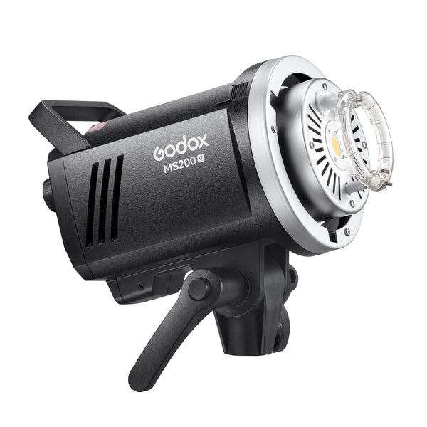 Godox MS200V Ultra-Compact Studio Strobe with LED Modelling Lamp