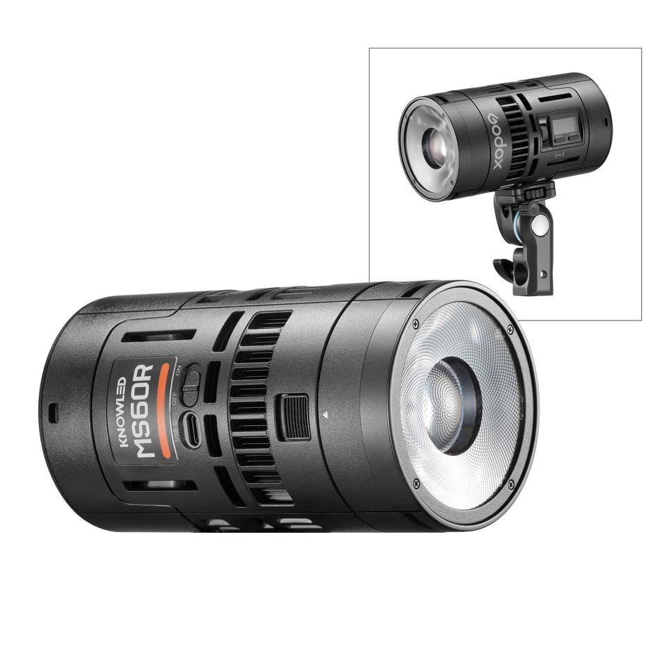 Godox MS60R Mini Pocket Round RGB LED Video Light