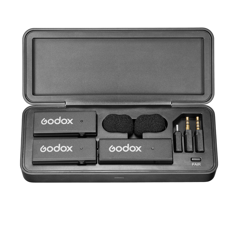 GODOX MoveLink Mini UC USB Type-C Wireless Mic System in Charging Case