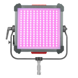 Godox KNOWLED P600R Hard RGBWW Hard Light Cine LED Panel with lights on