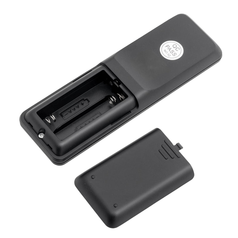 RC-A5 II 433MHz Wireless Light Remote Control For LED Lights (back view with battery cover removed)