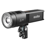 Godox  RS100R Compact RGB LED Battery-Powered studio light on a white background