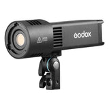 Godox  RS100R Compact RGB LED Battery-Powered studio light on a white background withour lens reflector