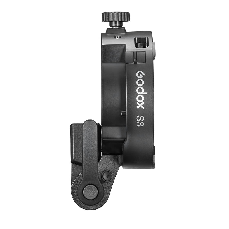 Godox S3 S-Type speedlite Flash Bracket Right Side View Folded