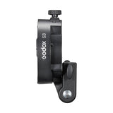 Godox S3 S-Type speedlite Flash Bracket Left Side View Folded