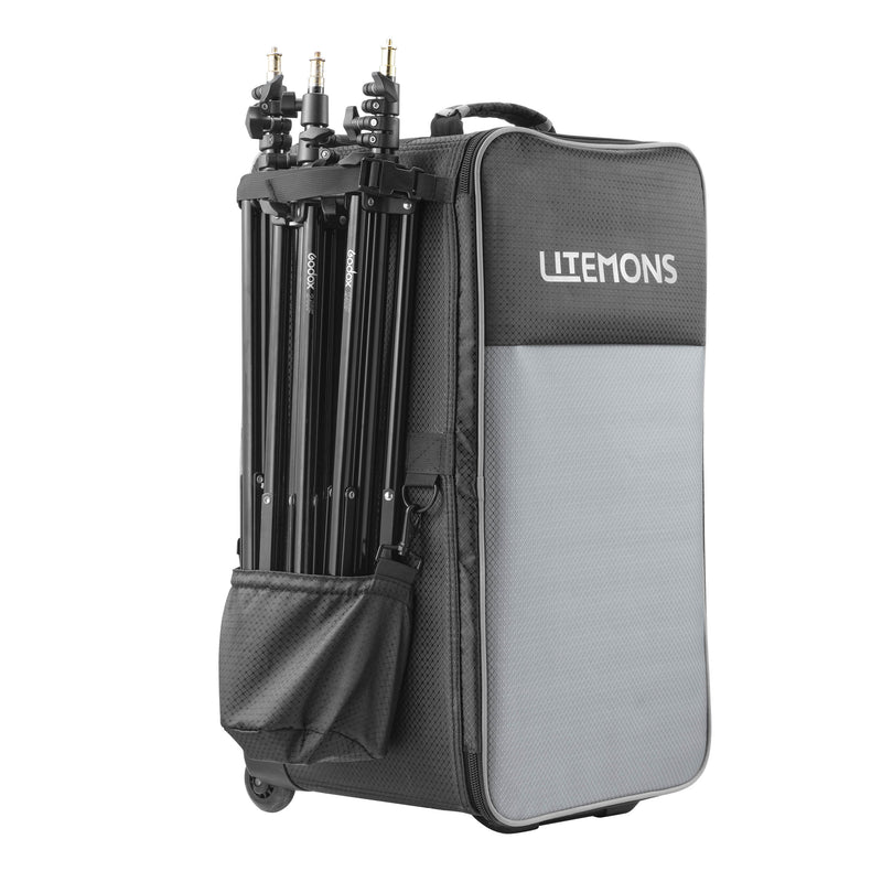 Godox Litemons SC27 Soft Roller Case Light stand compartment