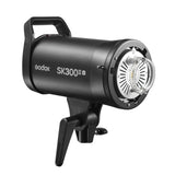 Godox SK300IIIV Mains-Powered Studio Strobe (Three-Quarter Front View)