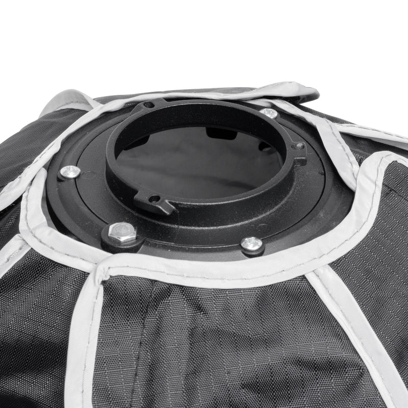 Godox SP1 1' Octagonal Softbox for the RS60-Series and KNOWLED  MS60-Seires - Close-Up of Speedring Fitting