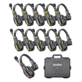 Godox SkyTalk 11S Full-Duplex 1.9GHz 11-Headset Intercom Set
