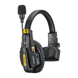 Godox SkyTalk 11S Full-Duplex 1.9GHz Receiver Headset with mic pointed upwards