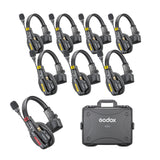 Godox SkyTalk 8S Full-Duplex 1.9GHz 8-Headset Intercom Set