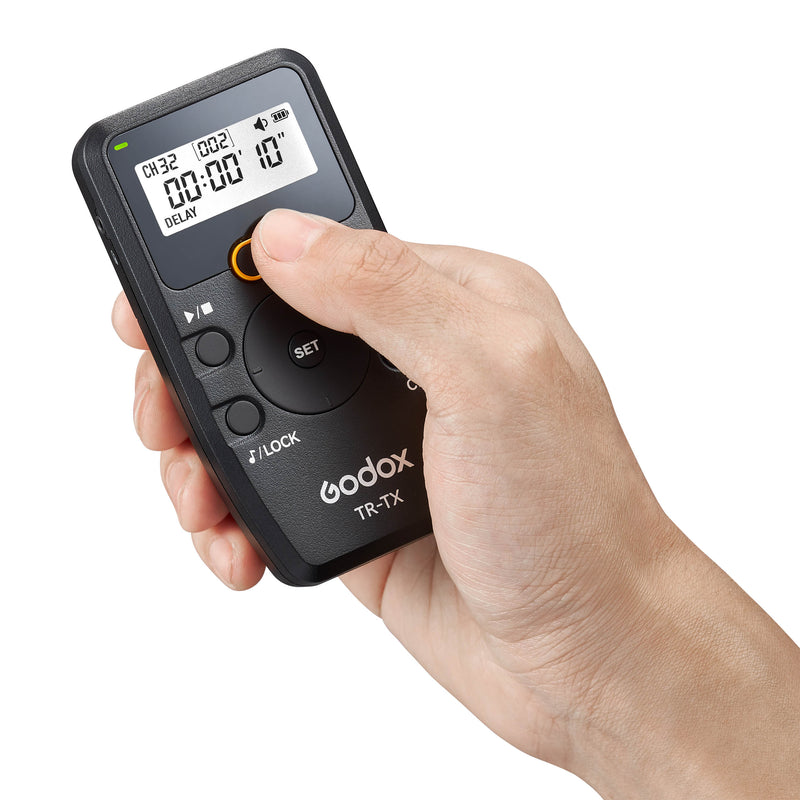 Godox TR-Series Remote Transmitter held in hand