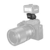 Godox TR TTL Hot Shoe Riser for Small Flashes Mounted to a Camera with a iT30Pro Flash Mounted to it